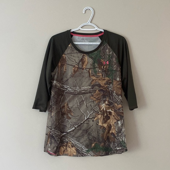 Under Armour RealTree Fitted Heat Gear Shirt Size XL - Picture 1 of 16